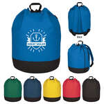 Drawstring Tote/Backpack - Embroidered