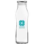 Single Wall Glass Hydration Bottle - Clear