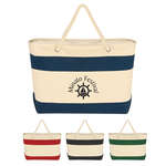 Large Cruising Tote Bag With Rope Handles - Silk Screen