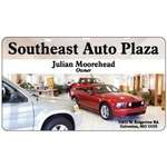 Full Color Deluxe White Plastic Business Card - 30mil.