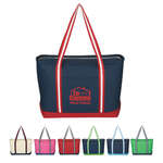 Large Cotton Canvas Admiral Tote