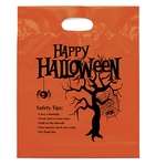 Happy Halloween Die Cut Plastic Bag