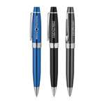Twist Action Wide Body with Etched Middle Ring Ballpoint Pen