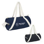 Cotton Duffel Bag - Embroidered