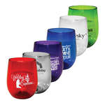 12 oz. Plastic Stemless Wine Glass