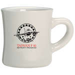 Off-White Ceramic Diner Mug