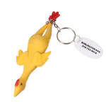 Rubber Chicken Keychain