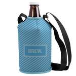 Neoprene Growler Cover with Strap - 4 Color Process