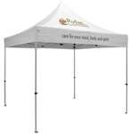 Premium 10' Square Tent - Full-Color Thermal Imprint, 2 Locations