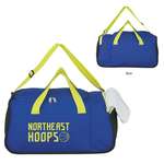 Two Compartment Duffel Bag - Embroidered