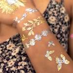 Custom Temporary Metallic Tattoos - Single Tattoos up to 2.5