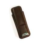 2 Cigar Leather Case with Cutter