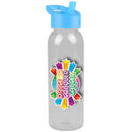 24 oz Tritan Flip Straw Lid Bottle - Full Color Digital Imprint