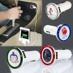 Commuter USB Car Charger with Full Color Label