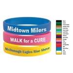 Silicone Bracelet - Silk Screened