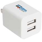 Double USB Wall Power Adapter