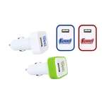 USB Car Charger with LED Light