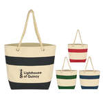 Cruising Tote With Rope Handles - Embroidered
