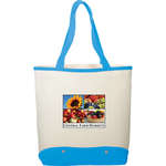 12 oz Cotton Sun & Sand Beach Tote
