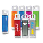25 oz Clean Square Bottle with Removable Top and Bottom Lids