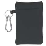 Large Neoprene Portable Electronics Case with Carabiner