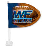 Car Flag - 11" x 15" Football - 2 sided