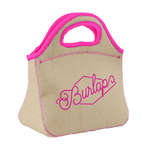 Klutch Burlap-Neoprene Lunch Bag