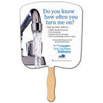 Bread Slice Sandwiched Hand Fan - Full Color