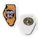 Domed Plastic Pronto Pin - 1-1/2