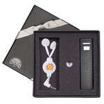 Emergency Mobile Charger and Retractable Earbuds Set