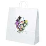 Duke White Kraft Shopper Bag - Full Color