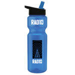 28 oz Transparent Bottle - Flip Straw Lid