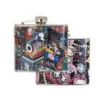 5 oz Stainless Steel Hip flask with Full Wrap 4 Color Imprint