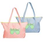 Weekender Tote Bag - Colored and Denim Canvas