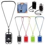 Silicone Lanyard with Phone Holder and Wallet