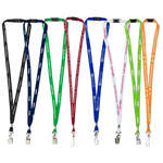 3/8 Silkscreen Lanyard with FREE Breakaway Safety Release
