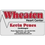 Full Color Deluxe Clear Plastic Business Card - 30mil.