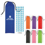 5-Pack Paper Straw Pouch