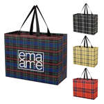 Soho Tartan Laminated Non-Woven Shopper Bag