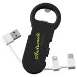 Bottle Opener with 3-in-1 Charging Cable