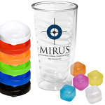 Avalon Clear Tumbler and Ice Cubes Set