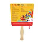 Full Color Tapered Fan 2 Sided