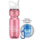 26 oz. Translucent Jogger Bottle with Sport-Sip Lid