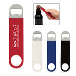 Large Vinyl-Coated Stainless Steel Bottle Opener