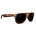 Medium Wood-Tone Miami Sunglasses