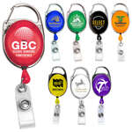Oberlin 30 Cord Retractable Carabiner Style Badge Reel and Badge Holder
