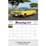 Muscle Cars Wall Calendar Stitched
