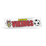 Clear Bumper Sticker 3" x 11-1/2"