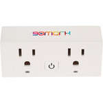 Double-Outlet ETL Wifi Smart Plug