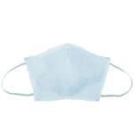Flat Fold Canvas Face Mask w/ Elastic Loops - Denim